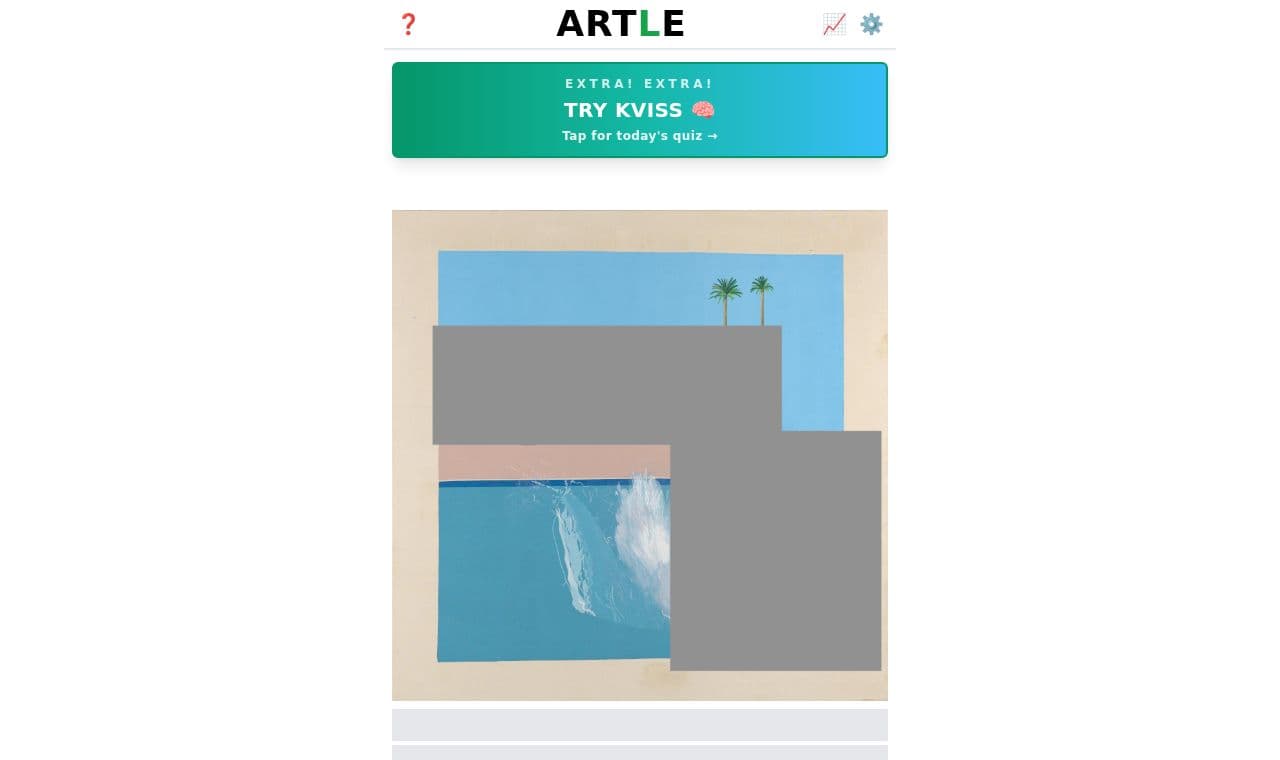 Artle 서비스 화면