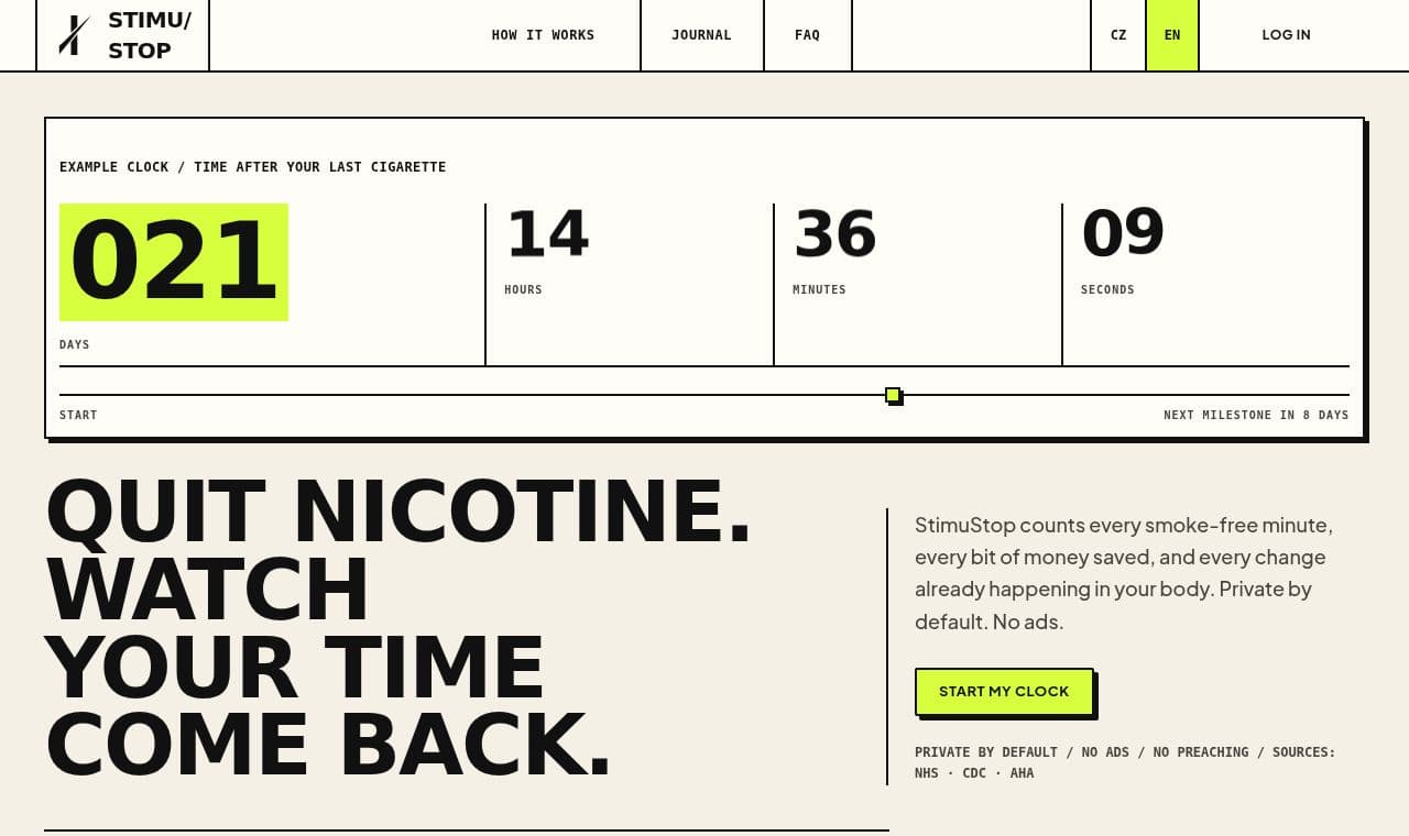 StimuStop screenshot