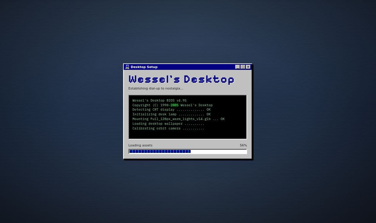 wesselsdesktop 서비스 화면