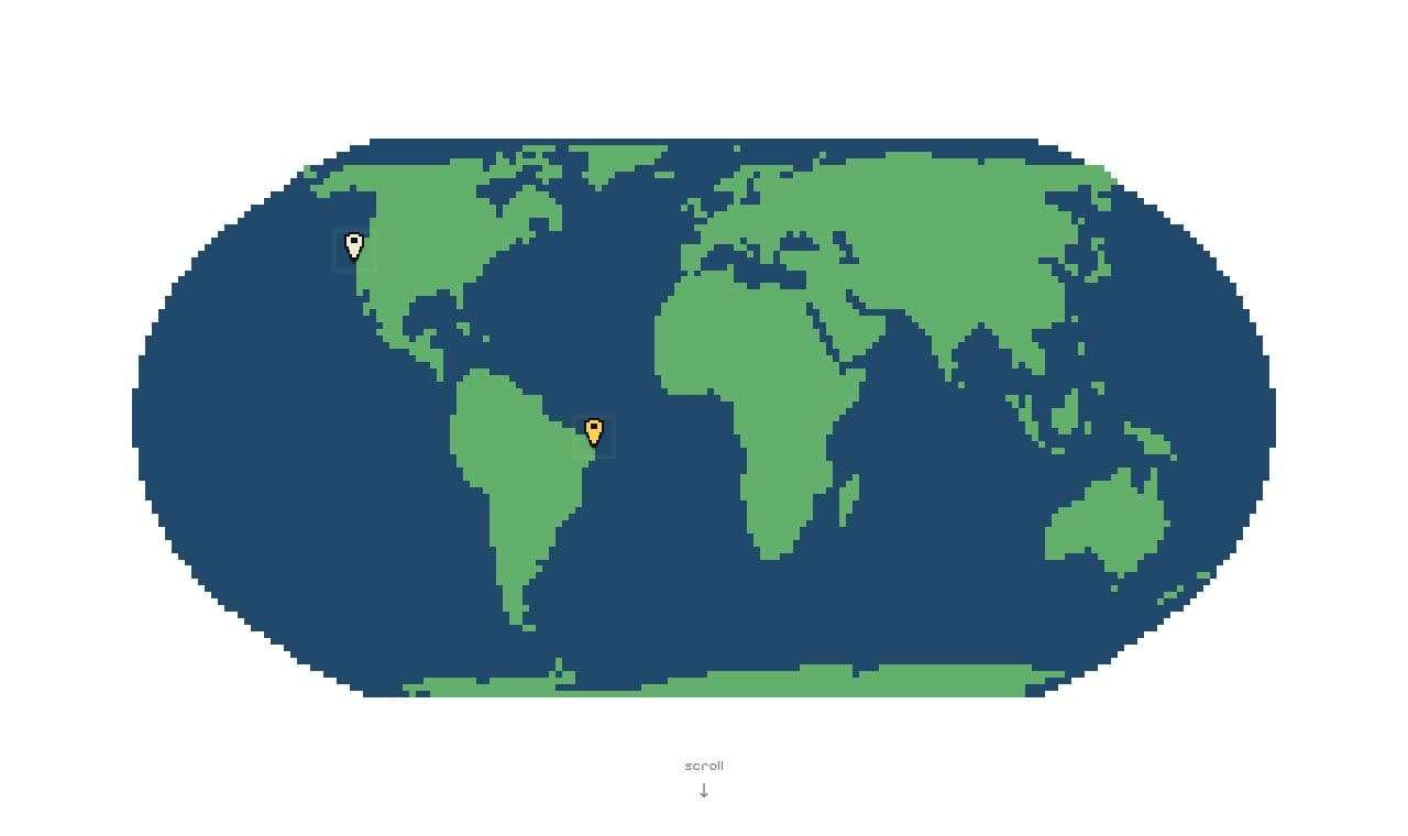 EarthToPixels 서비스 화면
