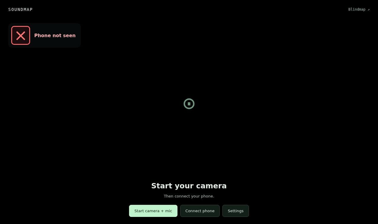See Sounds on Your Webcam 서비스 화면