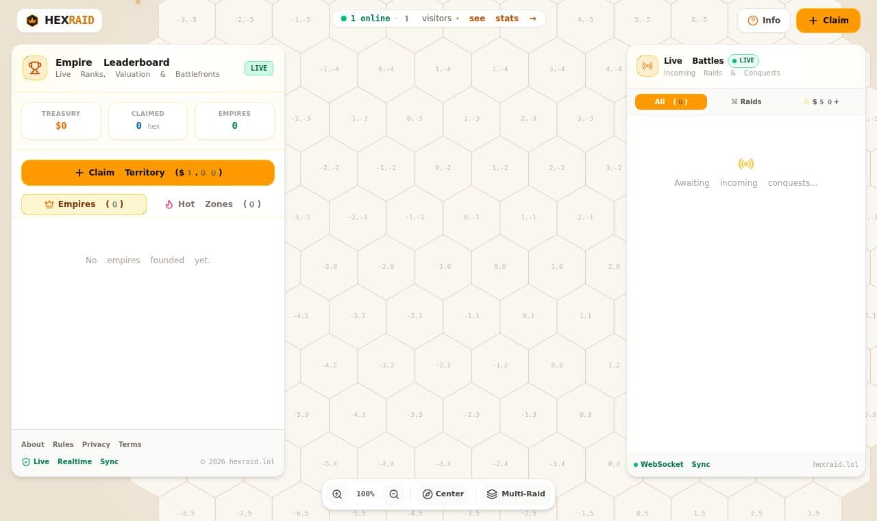hexraid screenshot