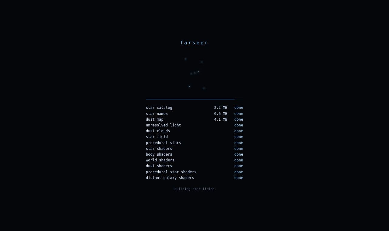 Farseer 서비스 화면