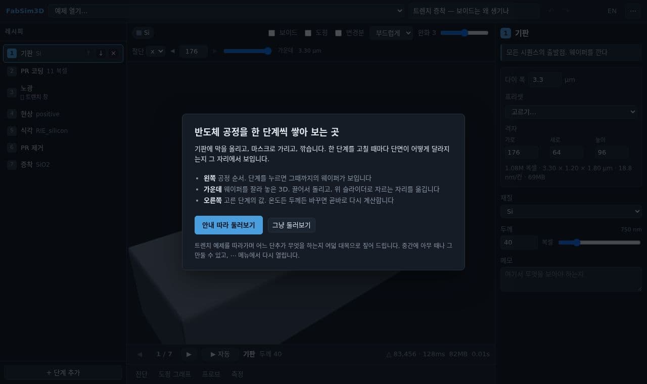 FabSim3D 서비스 화면