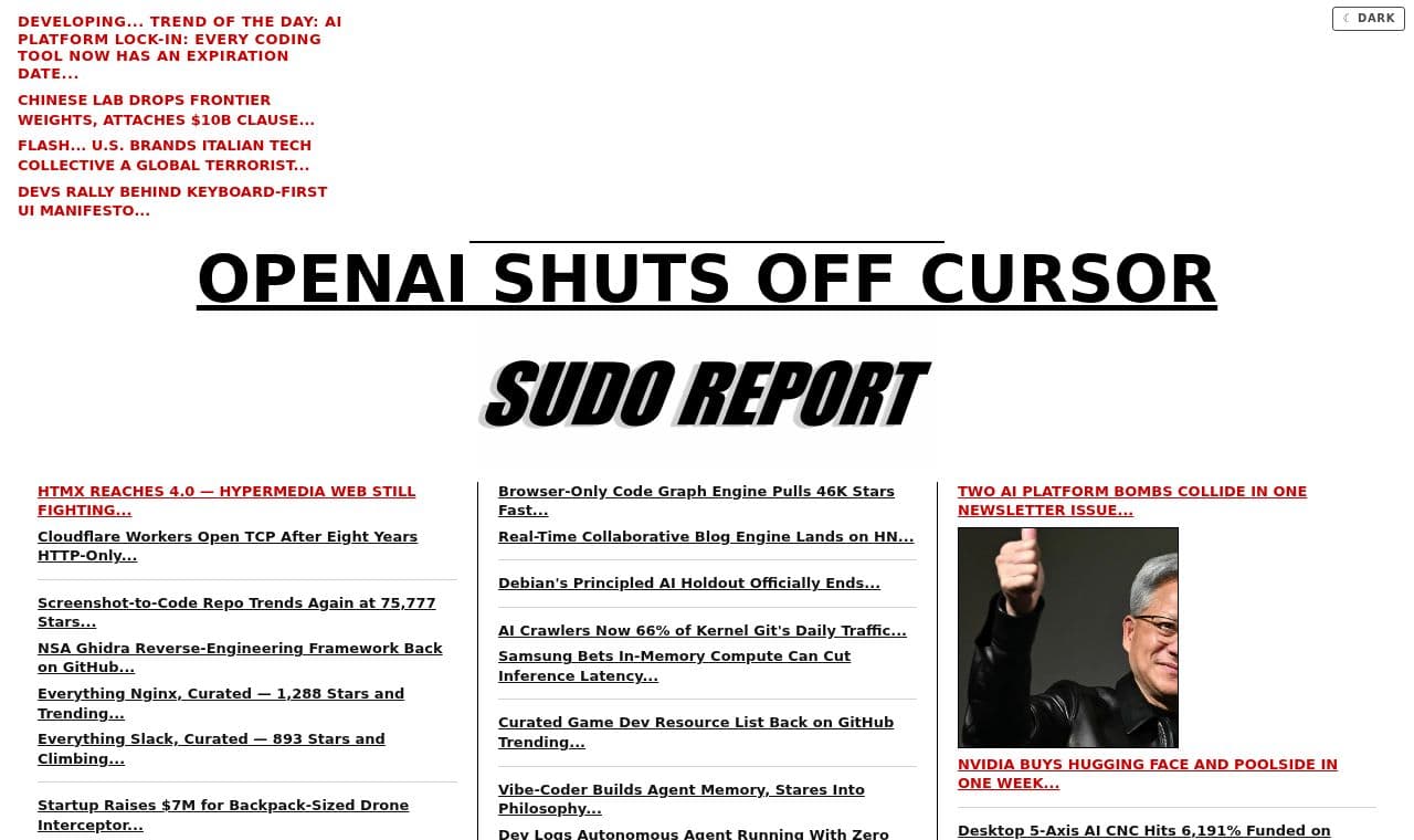 sudoreport.com 서비스 화면