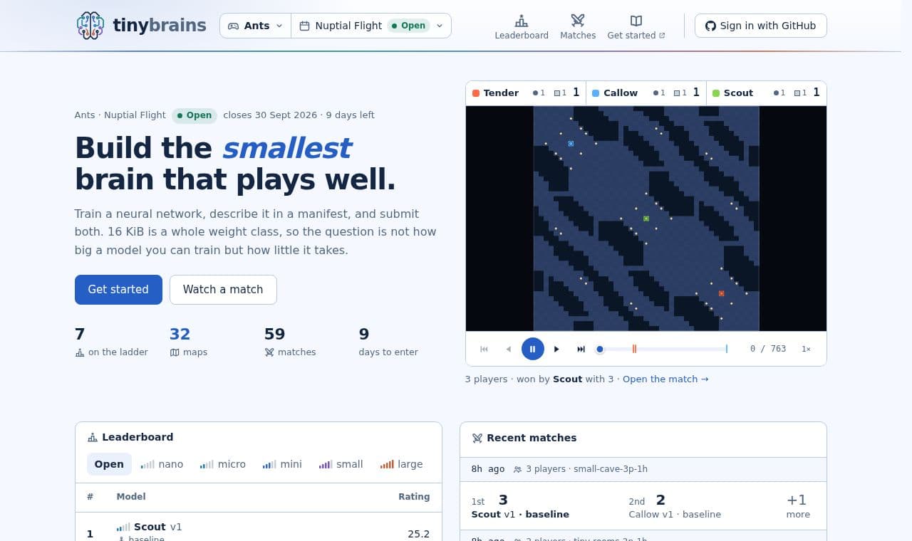 TinyBrains screenshot