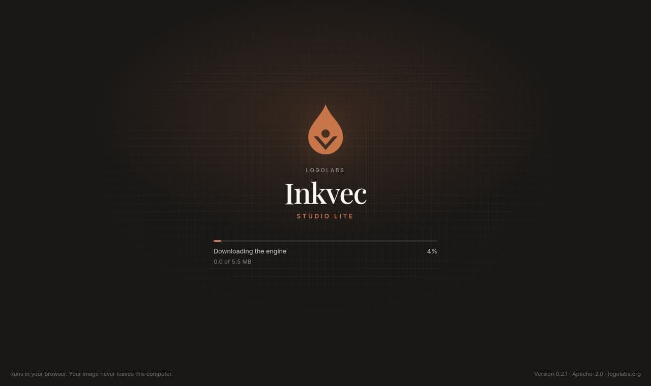InkVec Studio 서비스 화면