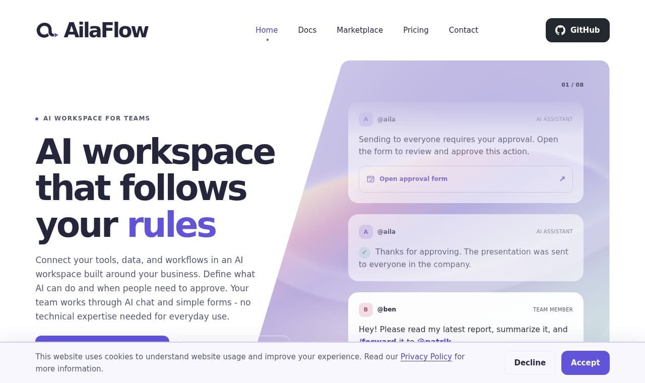 AilaFlow screenshot