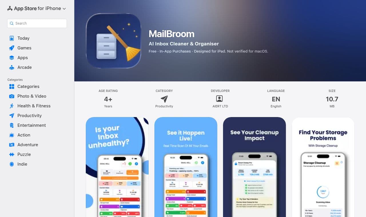 apps 서비스 화면