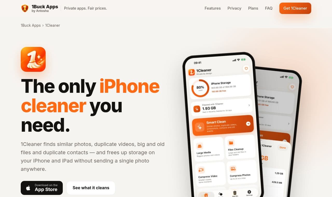 1Buck Apps by Antosha 서비스 화면