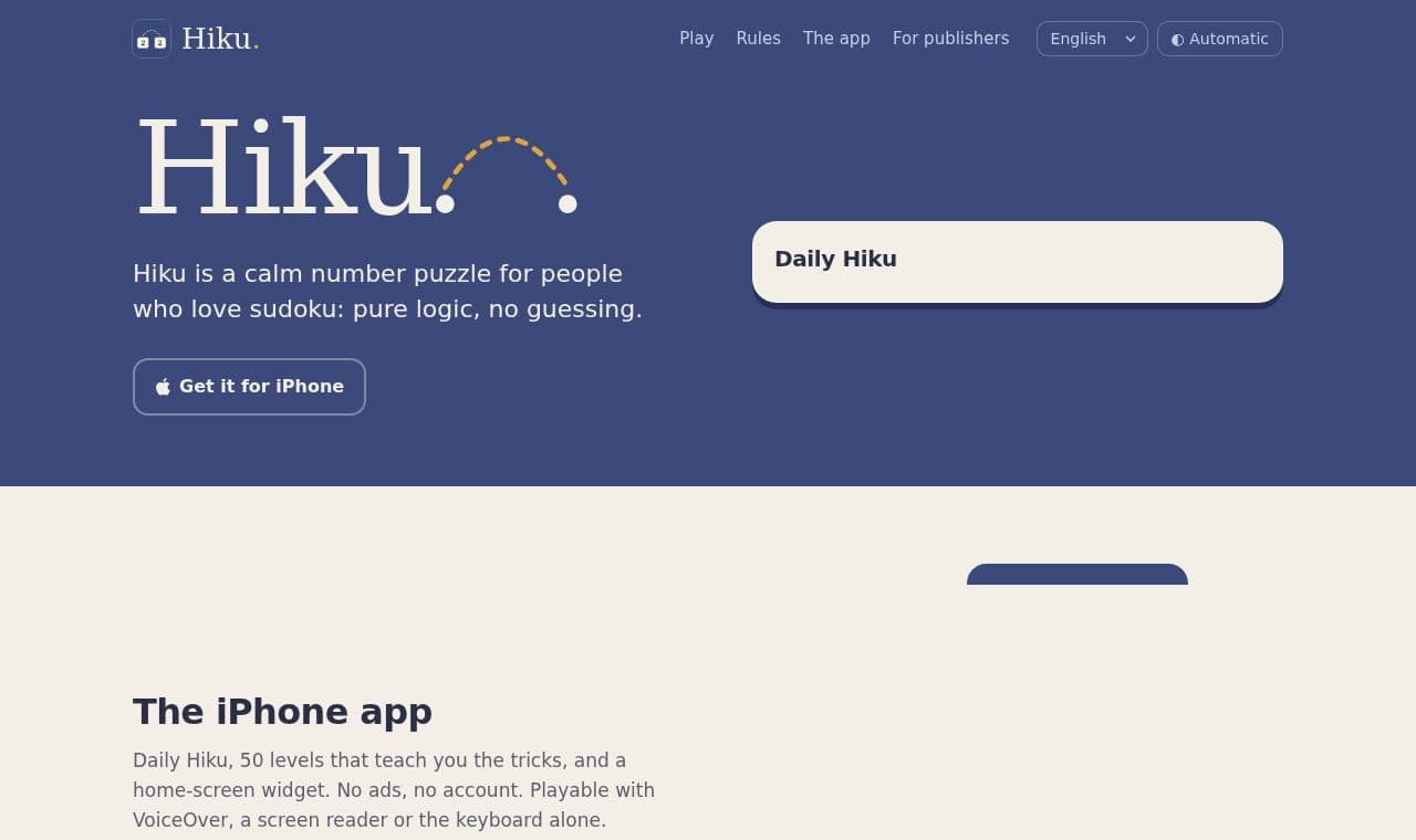 Hiku screenshot