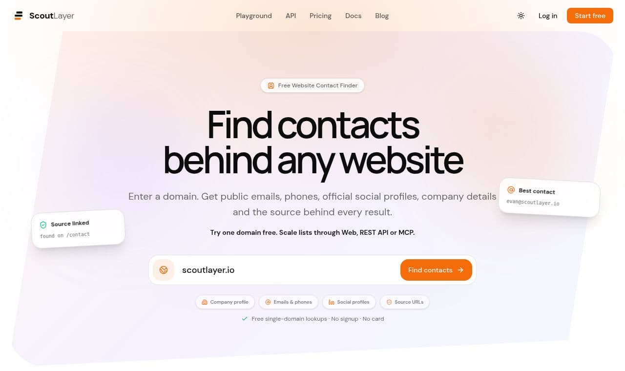ScoutLayer screenshot