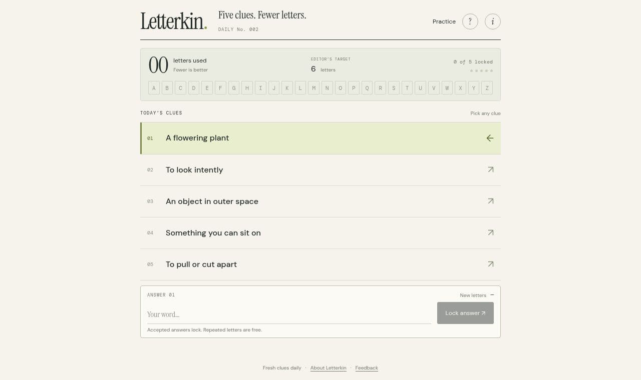 Letterkin screenshot