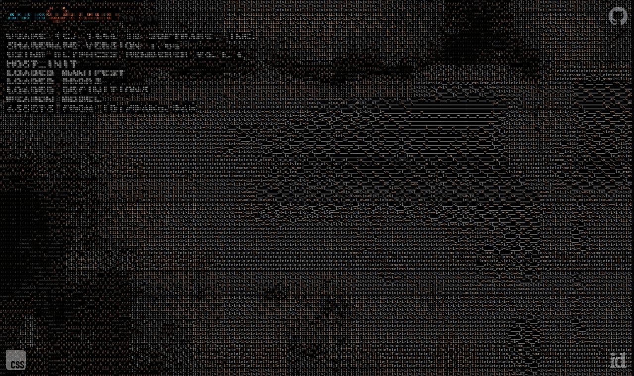 asciiQuake 서비스 화면