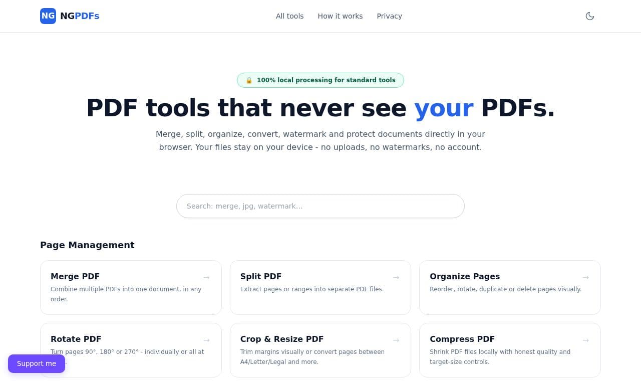 NGPDFs screenshot