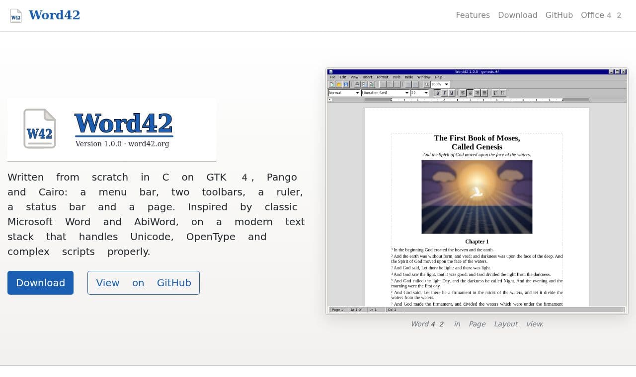 word42 screenshot