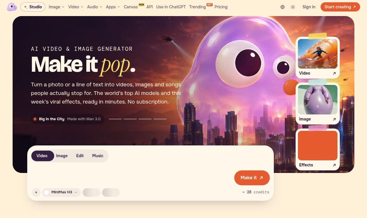 PopNow screenshot
