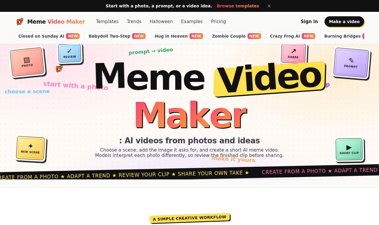 Meme Video Maker screenshot