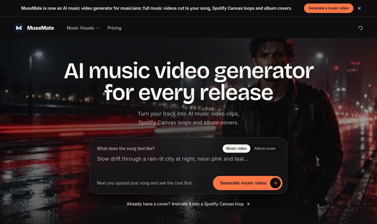 MuseMate screenshot