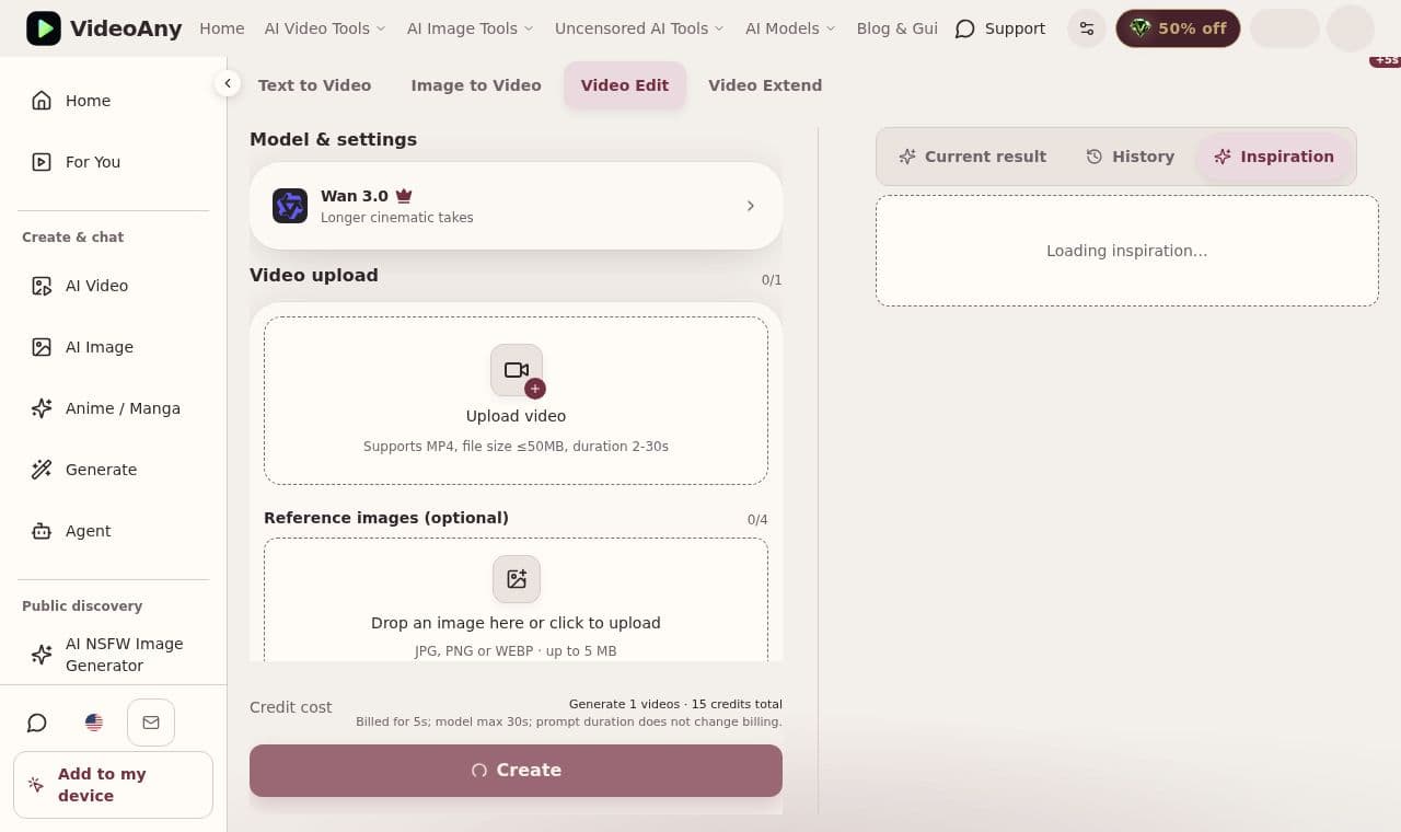 VideoAny screenshot