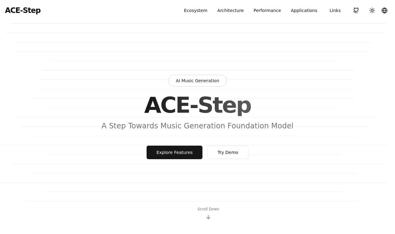 ACE-Step 서비스 화면