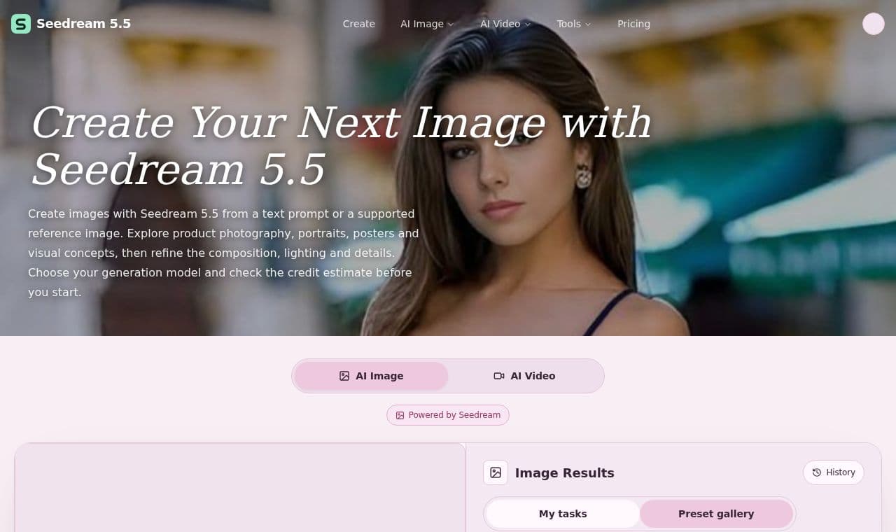 Seedream 5.5 screenshot
