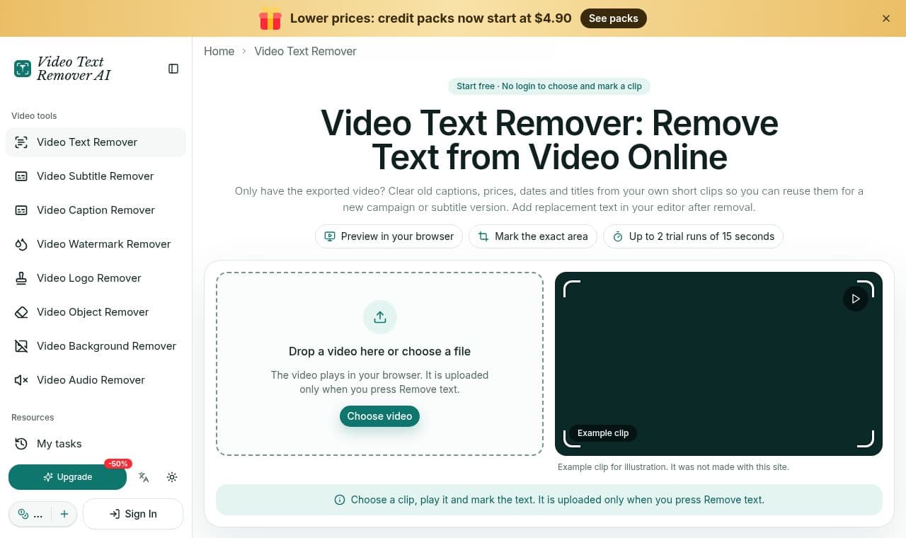 videotextremover screenshot