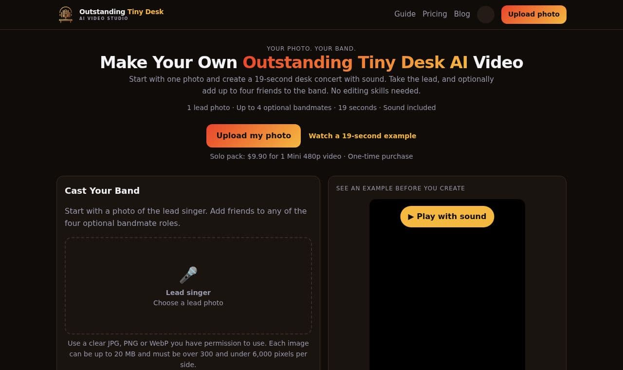 Outstanding Tiny Desk screenshot
