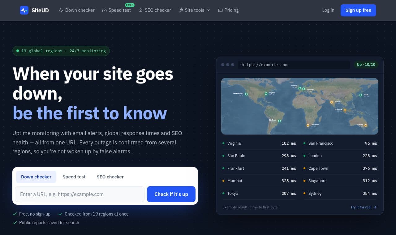 SiteUD screenshot
